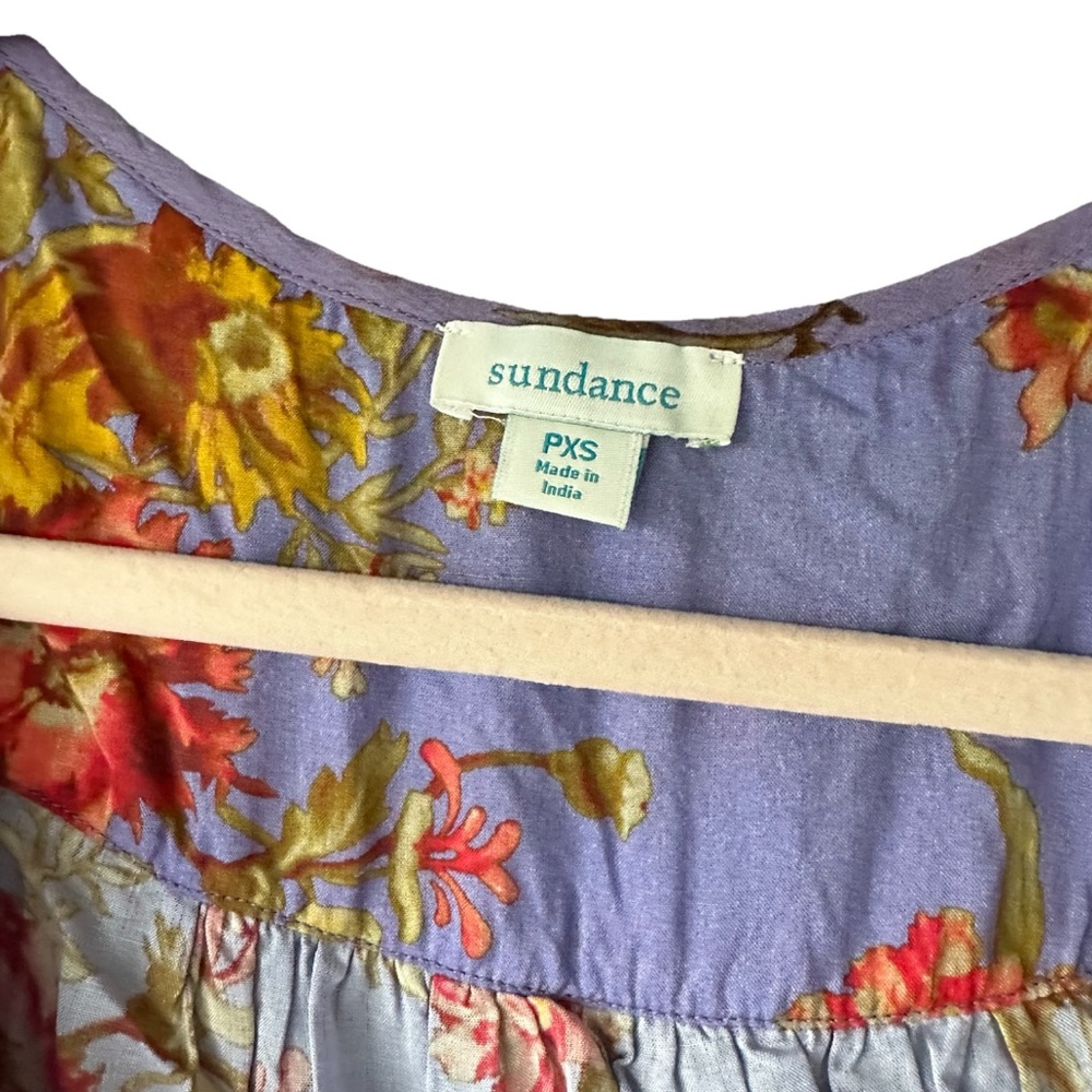 Sundance Elvie Garden Boho Floral Multicolor Cottagecore Layered Maxi Dress PXS - Picture 10 of 10